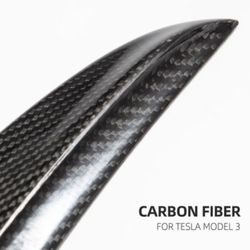 Tesla Model 3 Rear Spoiler(Carbon Finished)
