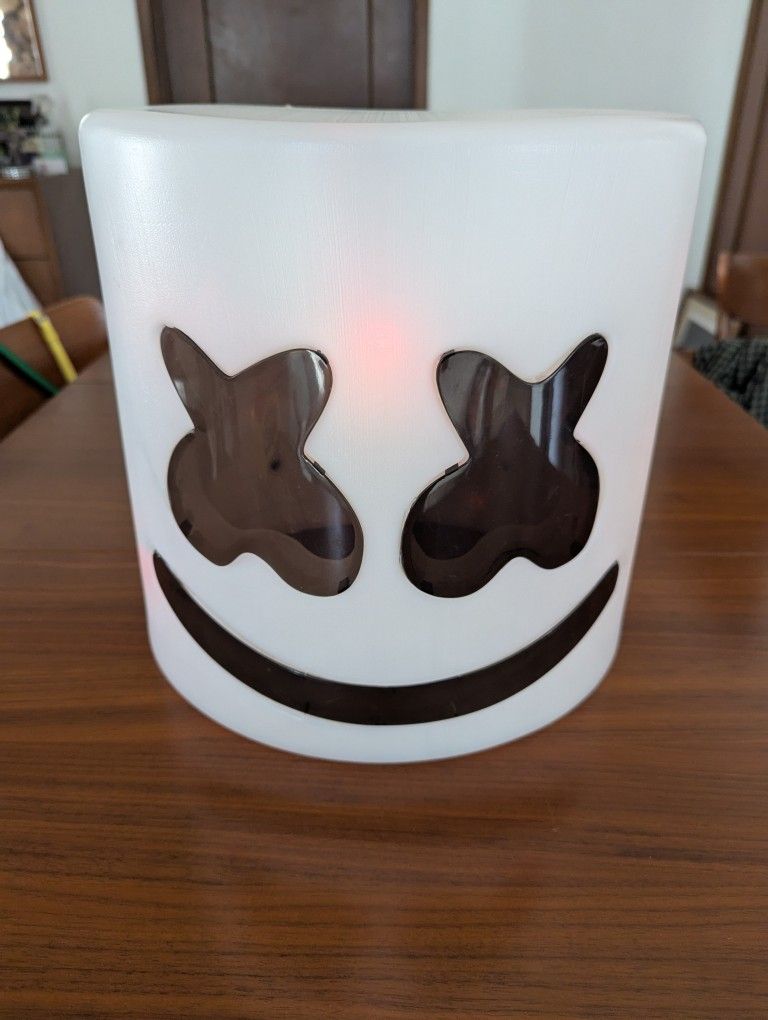 DJ Marshmello Premium Light Up Hard Helmet Adjustable Spirit Halloween Costume