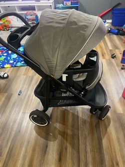 Graco stroller black & grey