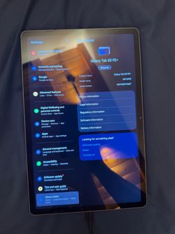 Galaxy tab s9 Fe+ 128gb WiFi