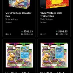 Sealed Pokemon Vivid Voltage 
