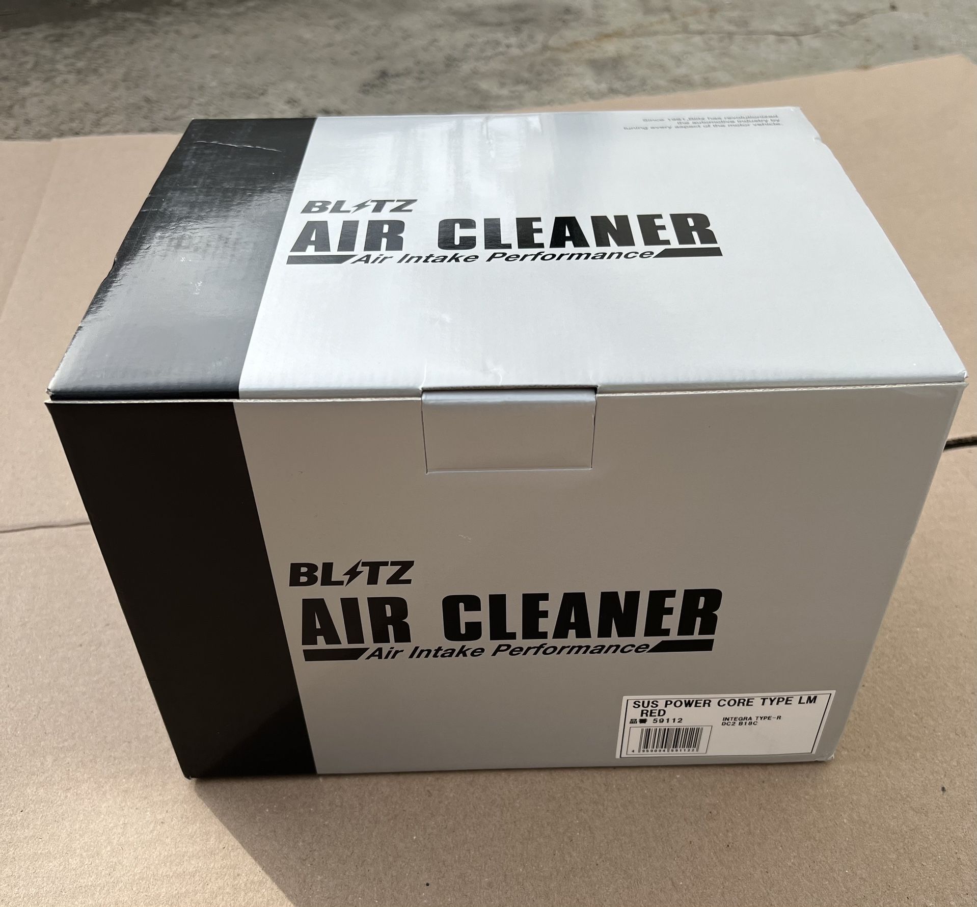 JDM Blitz Air intake Sus Power Core Type LM Red Integra Type R DC2 
