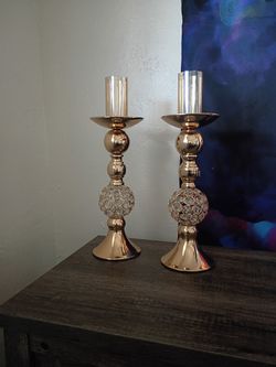 Two candle stands