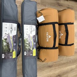 XL Camping Cots and Teton Pads