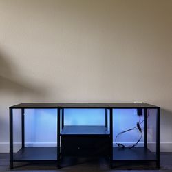 console table with LED light