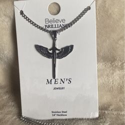 MENS 24 STAINLESS STEEL CHAIN