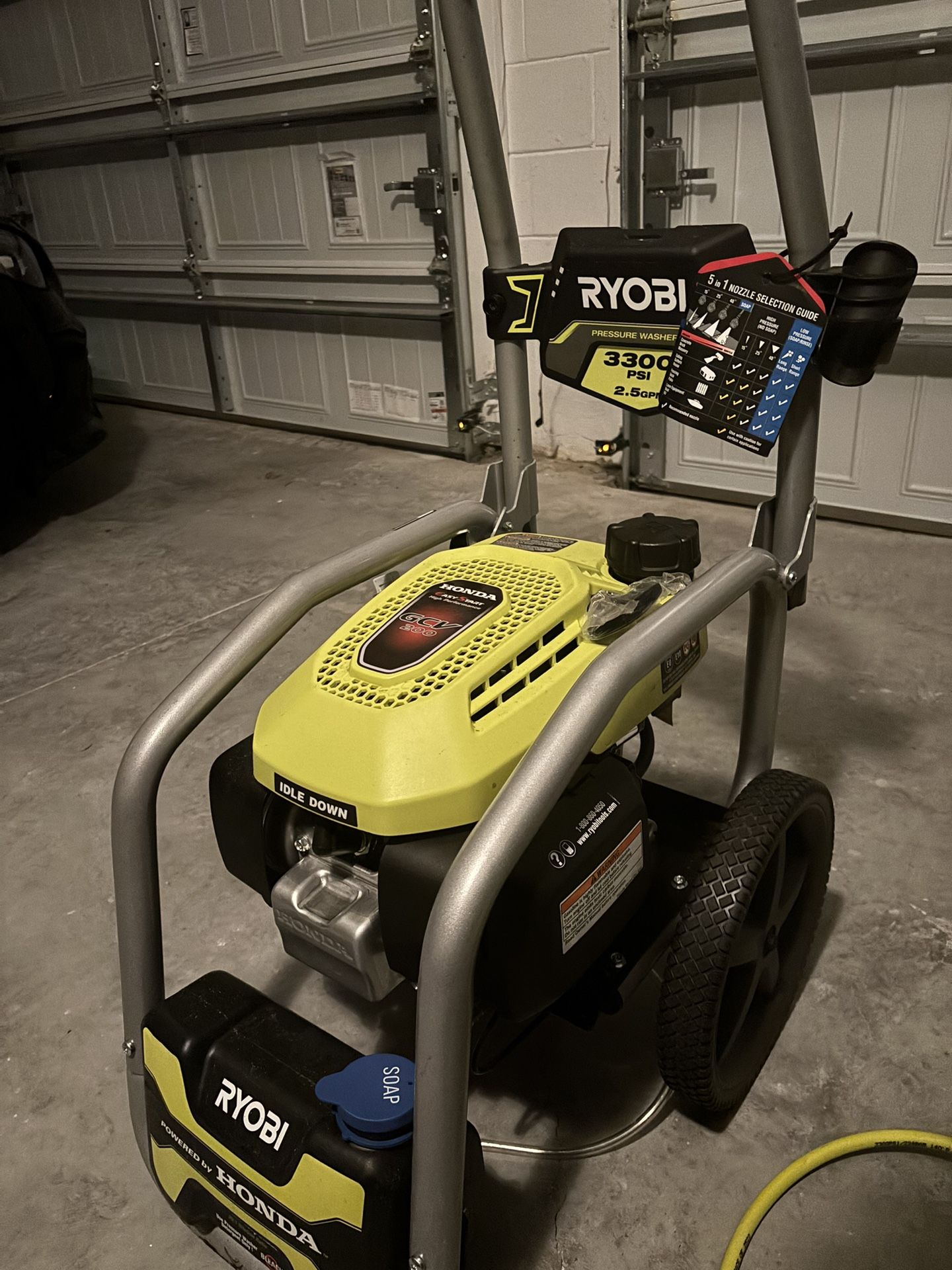 RYBOI Pressure Washer 3300 PSI 2.5 GPM