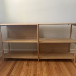 Natural Oak Shelving Unit