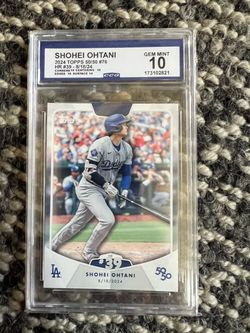 Shohei Ohtani 2024 Topps 50/50 #76 CCG Gem Mint 10