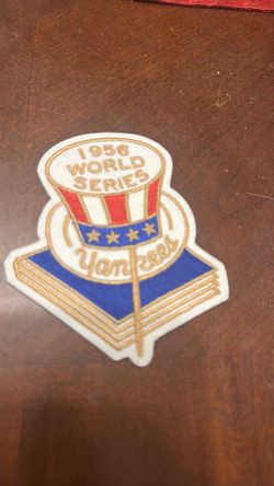 1956 World Series New York Yankees Embroidered Patch