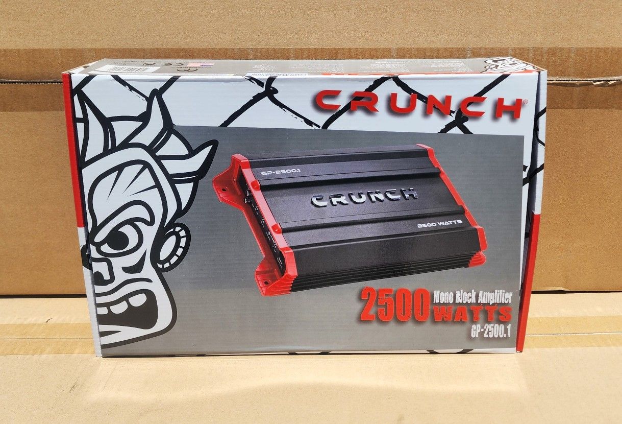 Ground Pounder Series Monoblock Subwoofer Amplifier Power Amp 2500 Watts Bass Knob 🚨 Payment Options Available 🚨 No Credit Needed 🚨