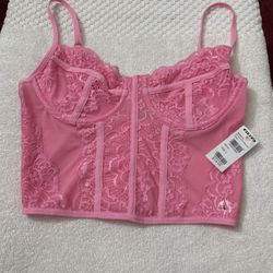 Tilly’s  Lace Corset Top Size L