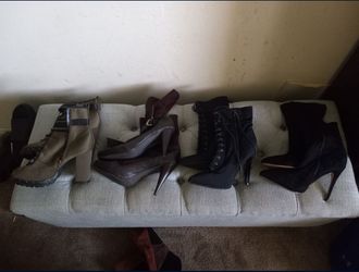 women heels size 10 excellent condition 20.00 per shoe or u can have all 26 pairs for 325.00