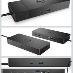 Dell WD19S 180W Docking Station (130W Power Delivery) USB-C, HDMI, Dual DisplayPort, Black