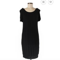 White House Black Market Black Casual Dress Size Medium