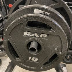 Olympic weight plate set