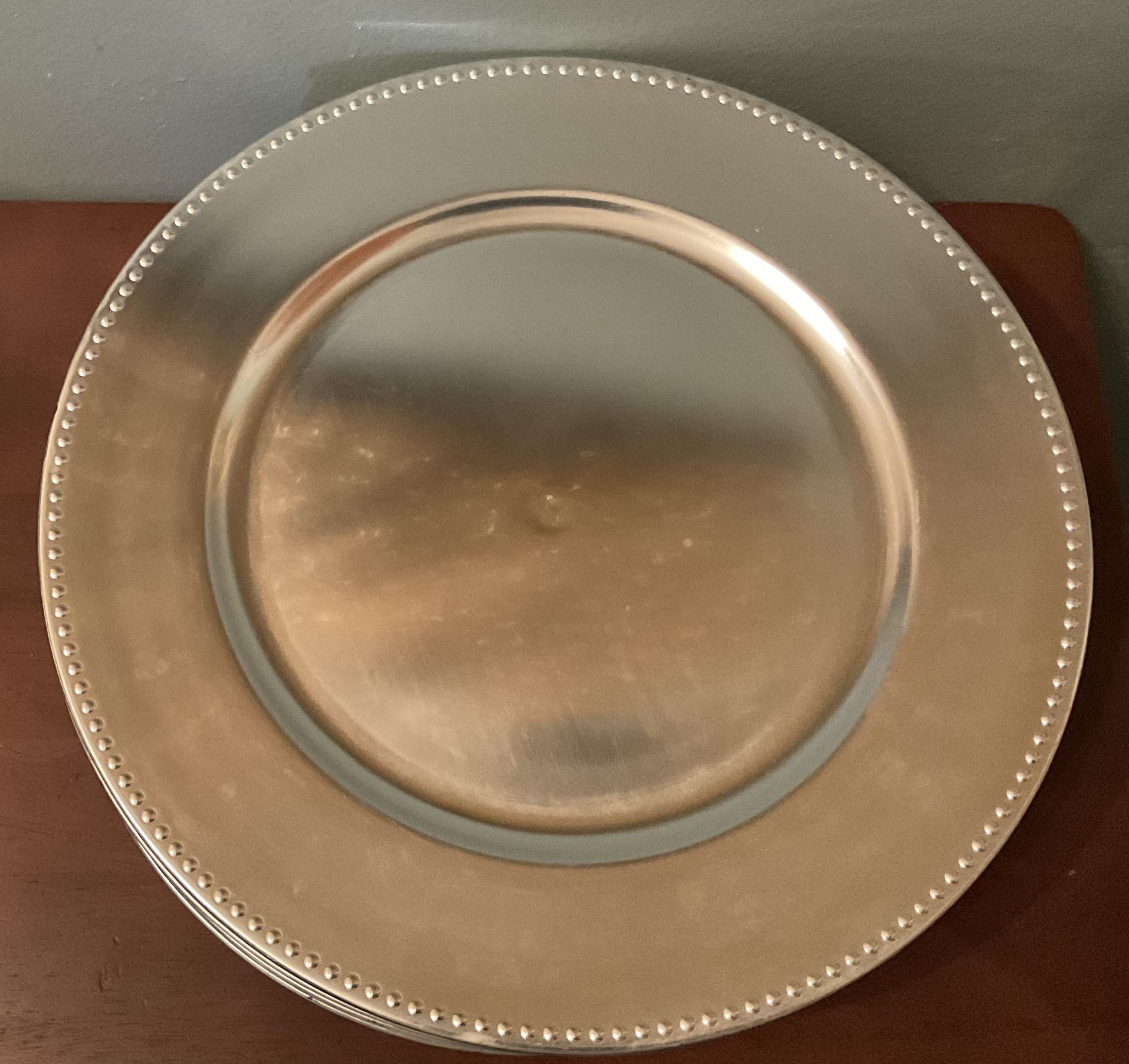 45 Silver 13” Charger Plates