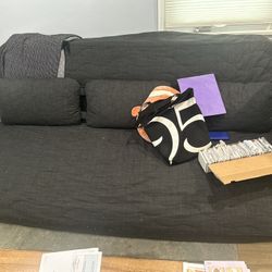 Full Futon With Thick Black Cover 