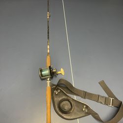 Vintage Fishing Rod With The Waist Carrier