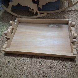Wood tray