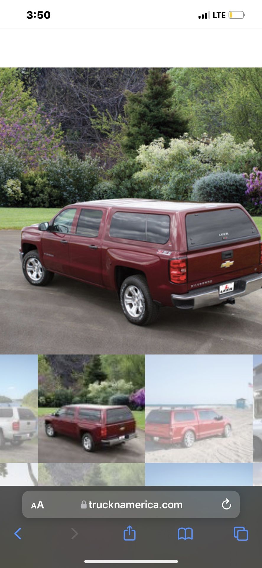 Leer 100XL Truck Canopy 2014 -2018