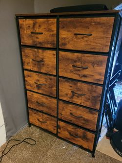 Three piece dresser and nightstand set