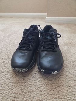 Under Armour Lockdown 7 Men's/Youth Basketball Shoes - Black - Size  Size 8- [used]