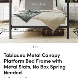 Metal Canopy Bed
