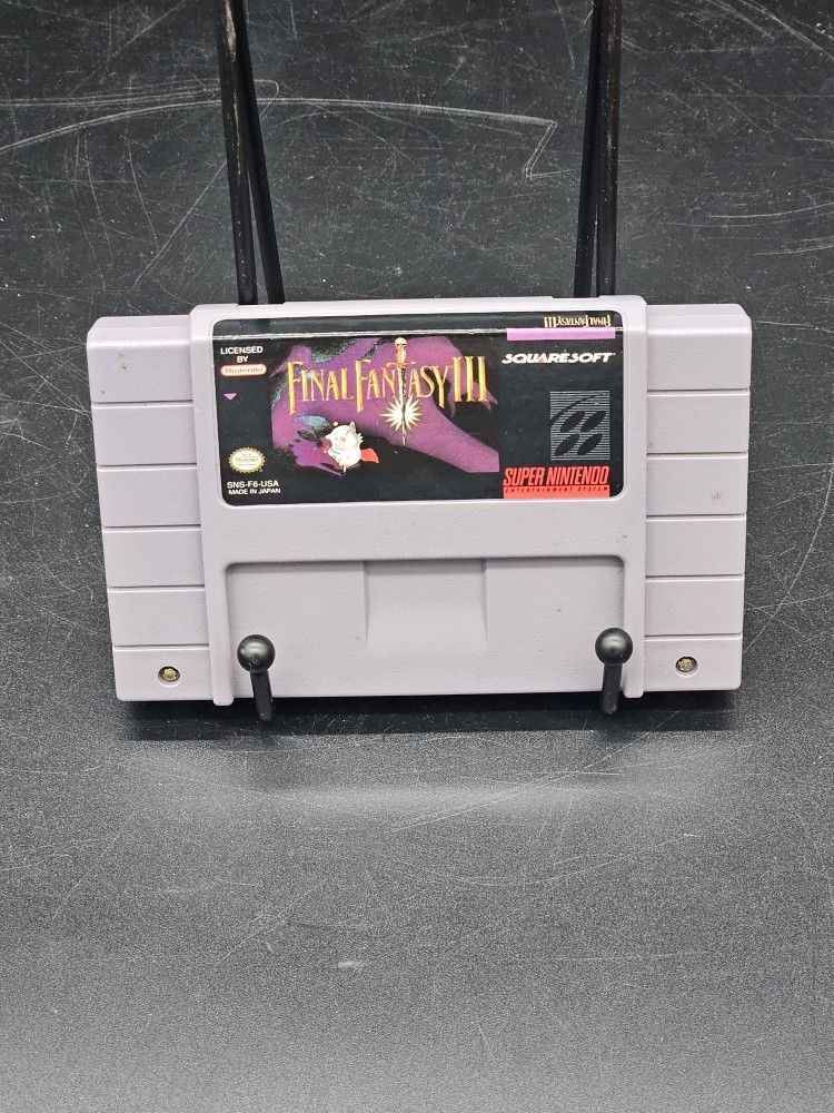 Final Fantasy III 3 SNES Super Nintendo Cartridge Video Game SNS-F6-USA