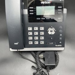 Verizon Yealink One Talk T41S IP Desk Phone Black/Silver PreOwned