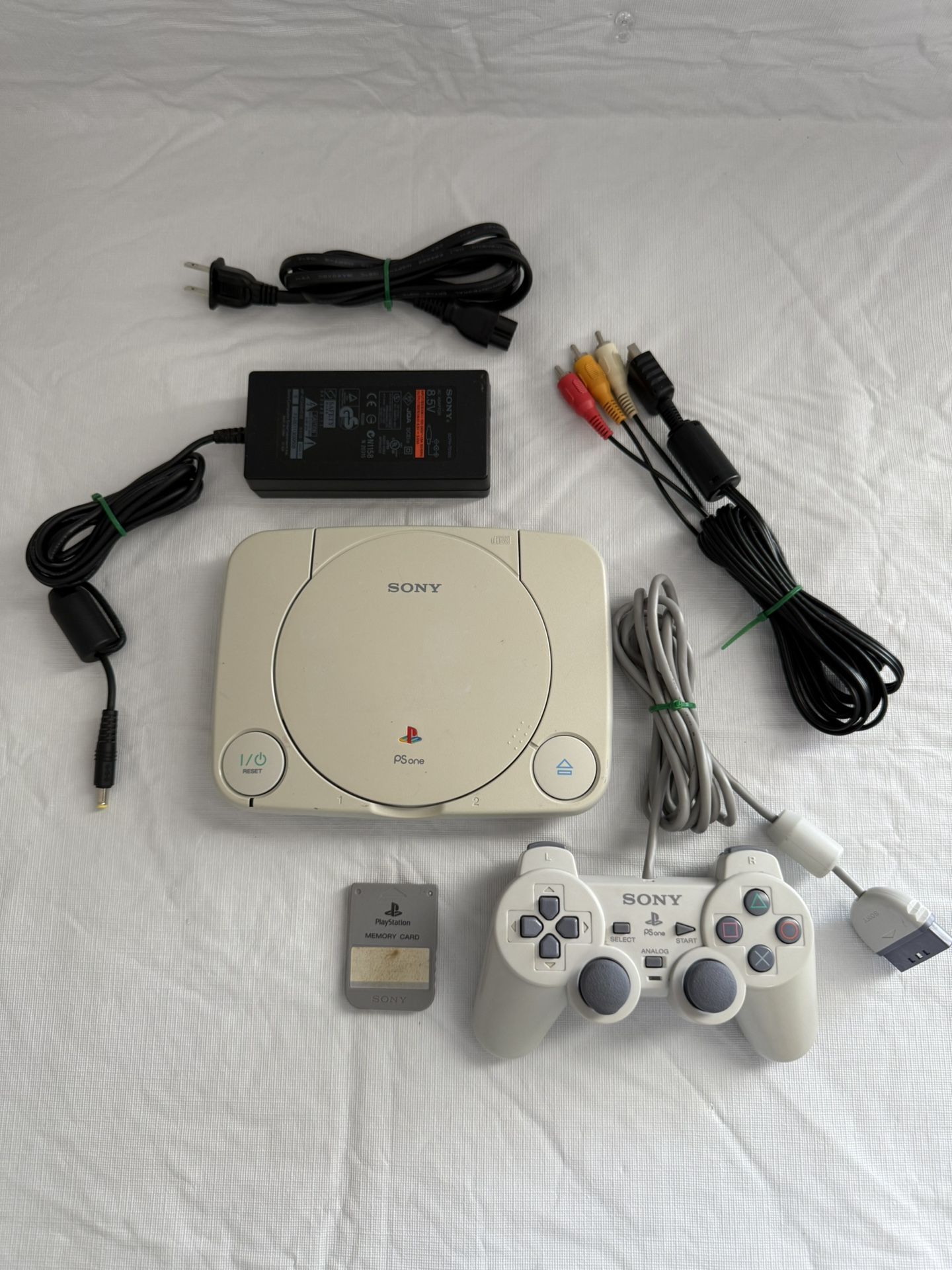 PsOne Original PlayStation Slim PS One Console Bundle 
