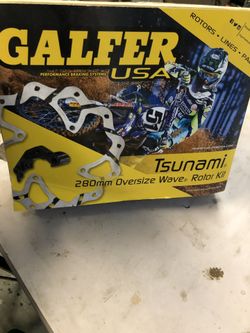 Galfer 280mm front oversized Wave Rotor kit