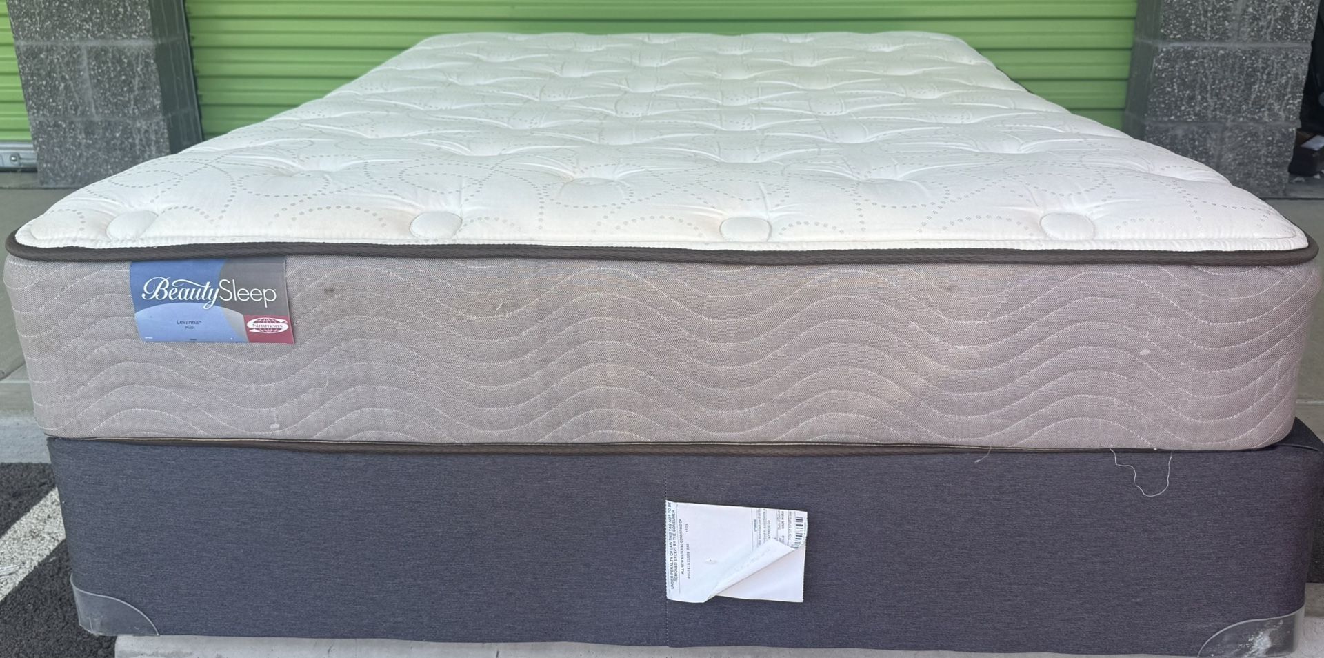 Full Size Mattress - Box Spring And Frame Optional