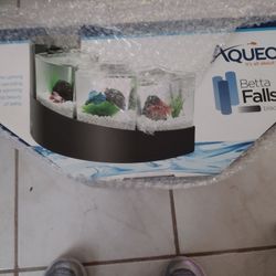 Brand New Never Opened Aqueon Betta Falls Fish Tank 