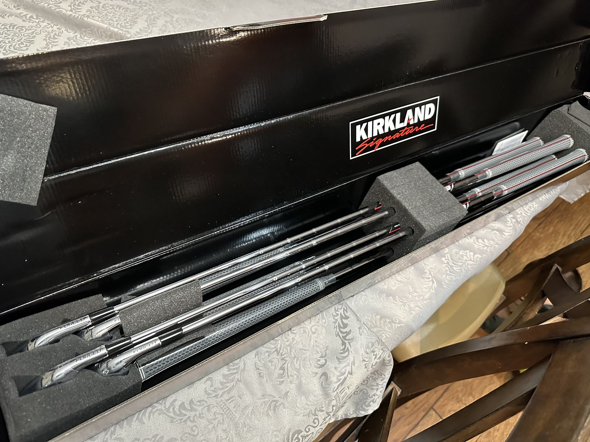 Kirkland iron set Kirkland golf clubs brand new stiff flex