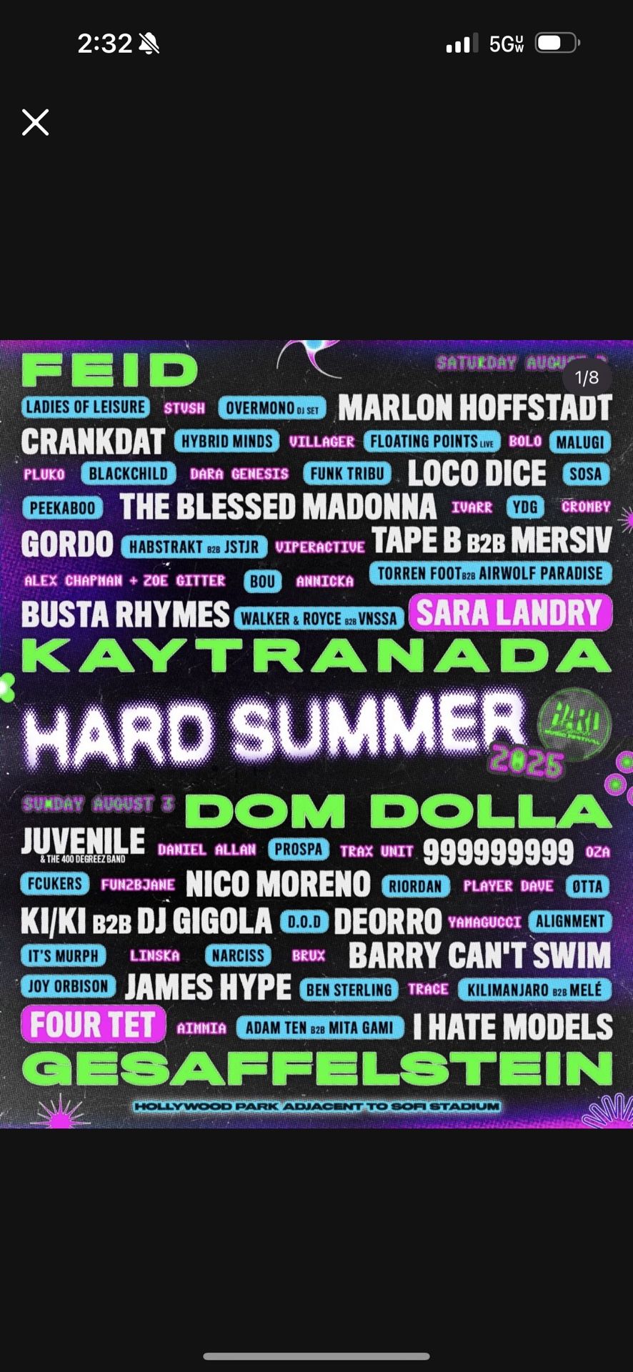 Hard Summer Tickets For Sale