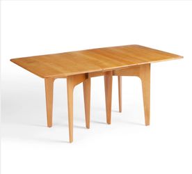 Vintage Heywood-Wakefield Butterfly Drop-Leaf Dining Table (Original Mid-Century Modern)