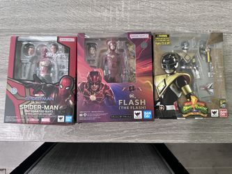 SHF power ranger/flash/spider-man
