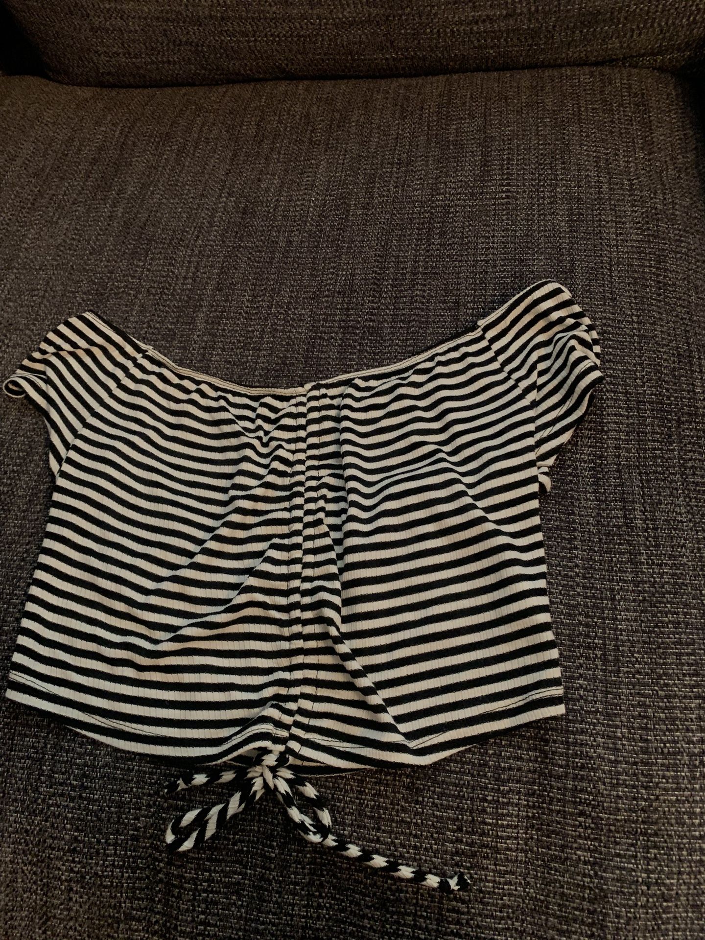 Black And White Stripped Shirt