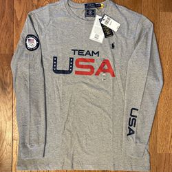 Team USA Polo Ralph Lauren LS T-Shirt Size 2XL NEW