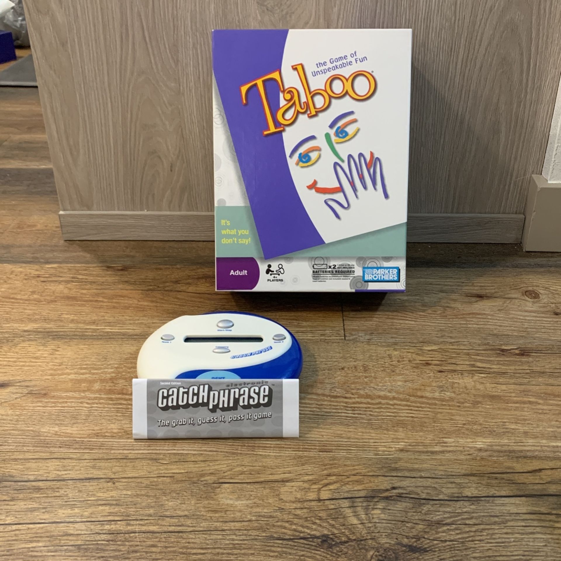 Taboo and Catch Phrase