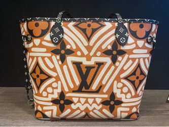 LOUIS VUITTON Monogram Giant Crafty Neverfull MM Creme Caramel