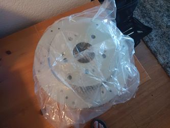05 Honda Crv Rear Cross Drilled Rotor/drum Pads Hardware