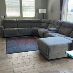 7 Piece Sectional With Power Recliners