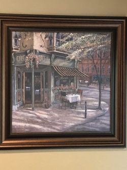 Cafe Art Painting