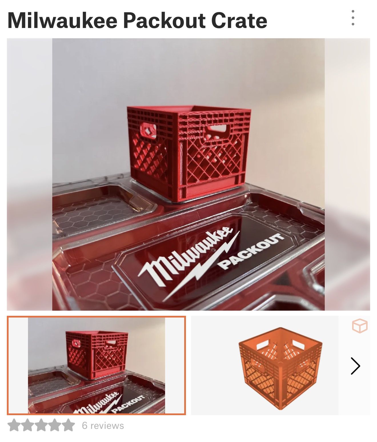Milwaukee Packout Miniature Crate