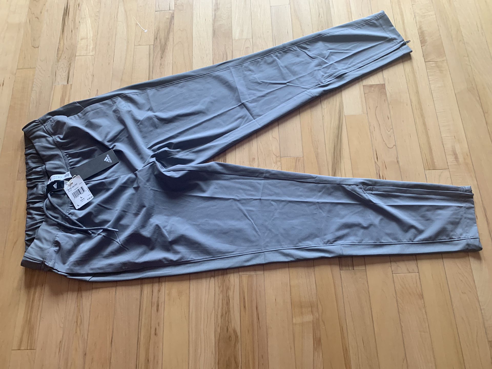 BRAND NEW ADIDAS lightweight grey sweatpants