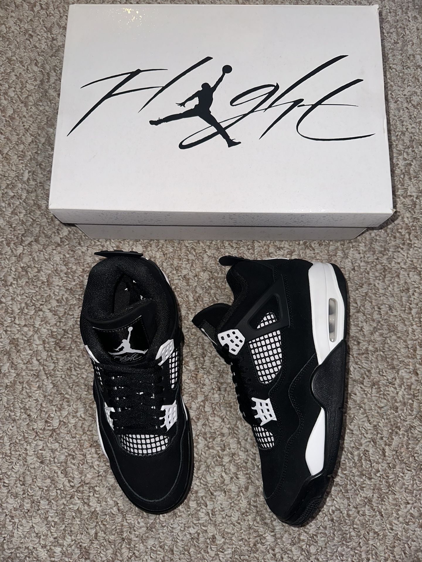 Nike Jordan 4 Og “White thunder” Size 8 (Worn 2x)💯