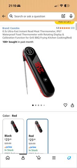 New meet thermometer
