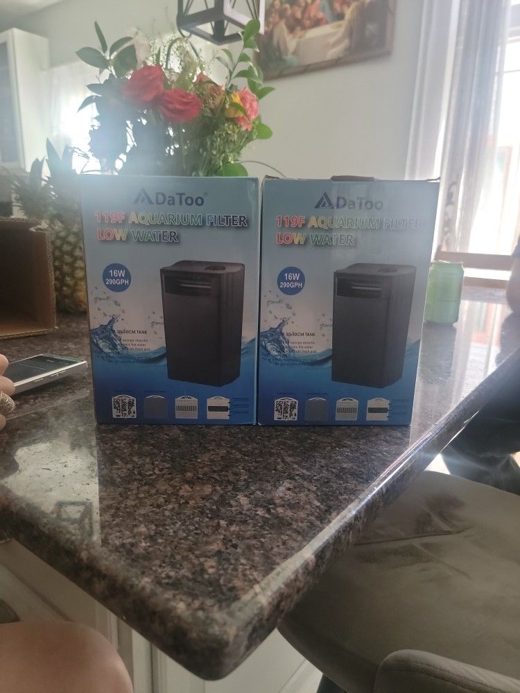 119F Aquarium Filter Low 💧 Water×2